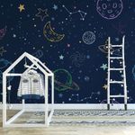 Casa si Gradina - Decoratiuni - Stickere decorative - Sticker decorativ perete Wallxpert, 100 x 100 cm, multicolor, 740ELB1153 - Infinity.ro