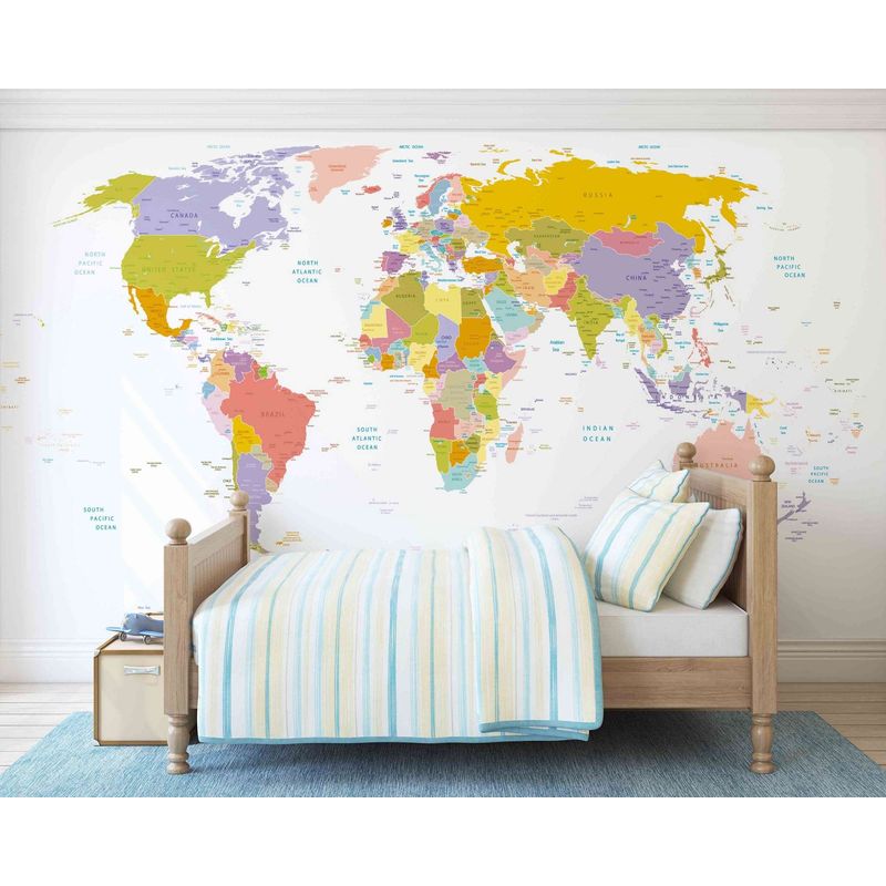 Casa si Gradina - Decoratiuni - Stickere decorative - Sticker decorativ perete Wallxpert, 100 x 100 cm, multicolor, 740ELB1158 - Infinity.ro