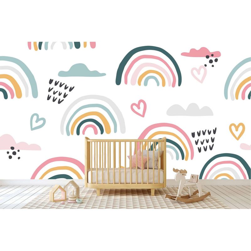 Casa si Gradina - Decoratiuni - Stickere decorative - Sticker decorativ perete Wallxpert, 100 x 100 cm, multicolor, 740ELB1155 - Infinity.ro