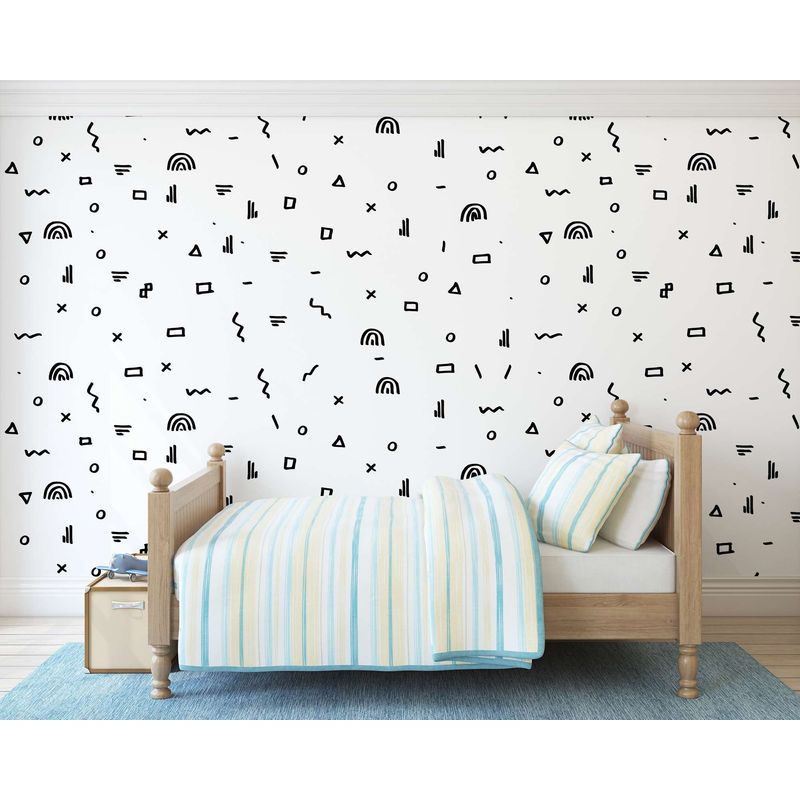 Casa si Gradina - Decoratiuni - Stickere decorative - Sticker decorativ perete Wallxpert, 100 x 100 cm, multicolor, 740ELB1149 - Infinity.ro
