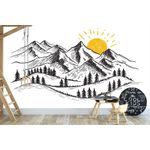 Casa si Gradina - Decoratiuni - Stickere decorative - Sticker decorativ perete Wallxpert, 100 x 100 cm, multicolor, 740ELB1135 - Infinity.ro