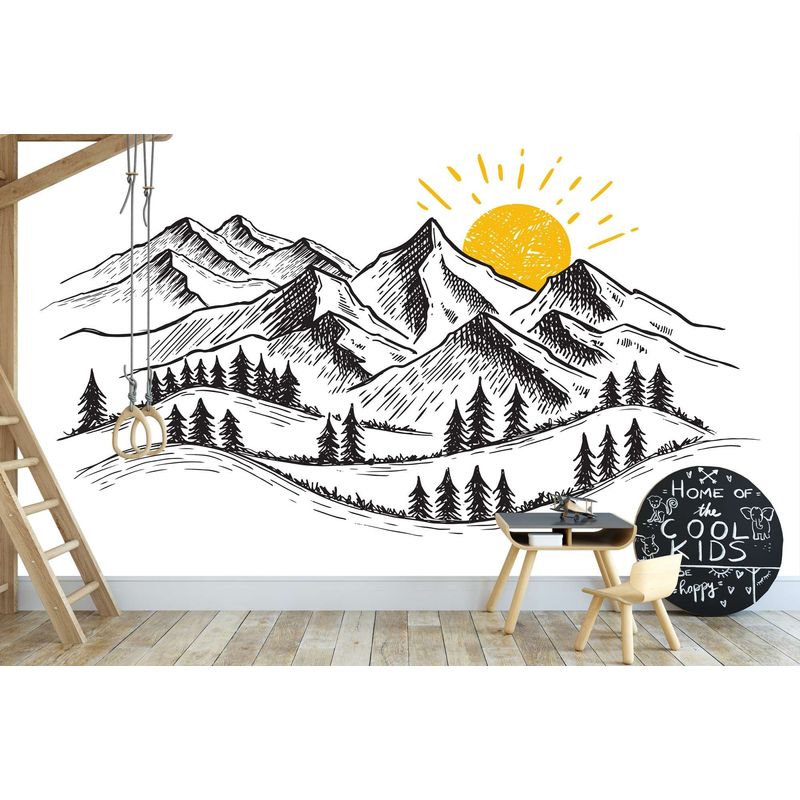Casa si Gradina - Decoratiuni - Stickere decorative - Sticker decorativ perete Wallxpert, 100 x 100 cm, multicolor, 740ELB1135 - Infinity.ro