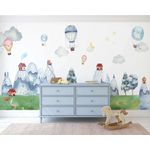 Casa si Gradina - Decoratiuni - Stickere decorative - Sticker decorativ perete Wallxpert, 100 x 100 cm, multicolor, 740ELB1138 - Infinity.ro