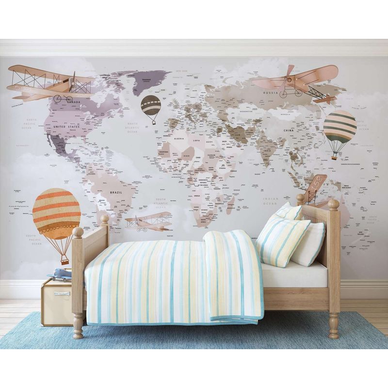 Casa si Gradina - Decoratiuni - Stickere decorative - Pictură perete Wallxpert, 300 x 270 cm, multicolor, 740ELB1226 - Infinity.ro