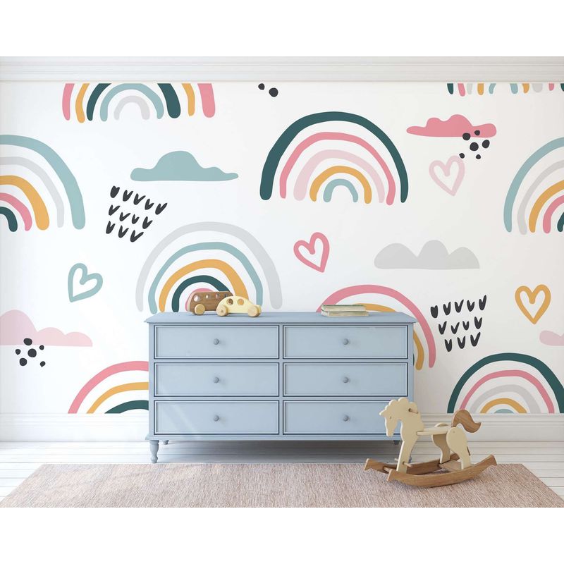 Casa si Gradina - Decoratiuni - Stickere decorative - Pictură perete Wallxpert, 300 x 270 cm, multicolor, 740ELB1220 - Infinity.ro