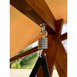 Casa si Gradina - Gradina si terasa - Balansoare si hamace - Balansoare - Balansoar triplu grădină Hanah Home, metal, 210 x 120 x 190 cm, camel, 675SWG1131 - Infinity.ro