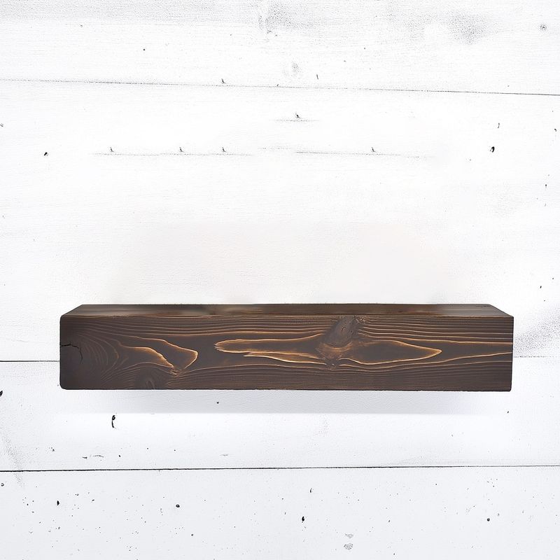 Casa si Gradina - Mobilier - Biblioteci si rafturi - Rafturi - Raft decorativ lemn Hanah Home, lemn masiv, 13 x 11 x 60 cm, lemn, 792EVL2924 - Infinity.ro
