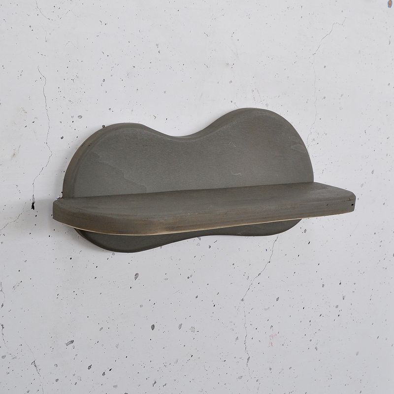 Casa si Gradina - Mobilier - Biblioteci si rafturi - Rafturi - Raft decorativ lemn Hanah Home, placaj, 34 x 10 x 15 cm, gri, 792EVL2956 - Infinity.ro
