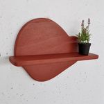 Casa si Gradina - Mobilier - Biblioteci si rafturi - Rafturi - Raft decorativ lemn Hanah Home, placaj, 35 x 11 x 28 cm, portocaliu, 792EVL2959 - Infinity.ro