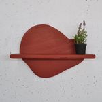 Casa si Gradina - Mobilier - Biblioteci si rafturi - Rafturi - Raft decorativ lemn Hanah Home, placaj, 35 x 11 x 28 cm, portocaliu, 792EVL2959 - Infinity.ro