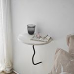 Casa si Gradina - Mobilier - Biblioteci si rafturi - Rafturi - Raft perete Hanah Home, 100% lemn masiv de pin, 35 x 35 cm, negru/alb, 552NOS2449 - Infinity.ro