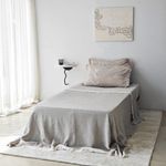 Casa si Gradina - Mobilier - Biblioteci si rafturi - Rafturi - Raft perete Hanah Home, 100% lemn masiv de pin, 35 x 35 cm, negru/alb, 552NOS2449 - Infinity.ro