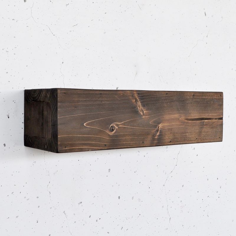 Casa si Gradina - Mobilier - Biblioteci si rafturi - Rafturi - Raft decorativ lemn Hanah Home, lemn masiv, 13 x 11 x 40 cm, lemn, 792EVL2953 - Infinity.ro