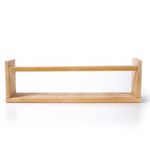Casa si Gradina - Mobilier - Biblioteci si rafturi - Rafturi - Raft perete Hanah Home, 100% lemn masiv de pin, 50 x 8 x 15 cm, stejar, set 3 piese, 160RSW1115 - Infinity.ro