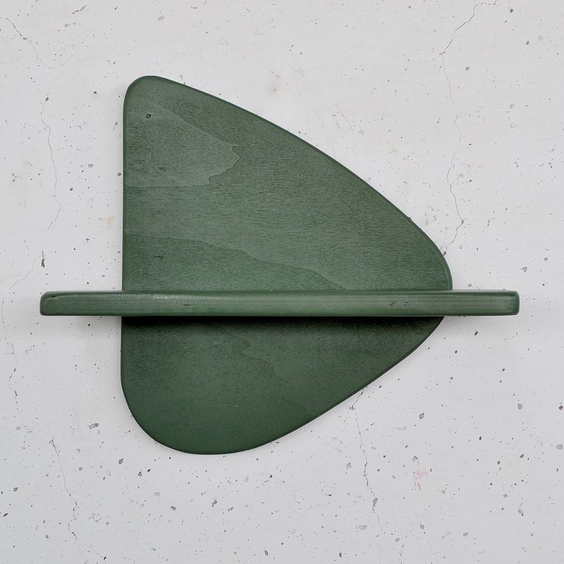 Casa si Gradina - Mobilier - Biblioteci si rafturi - Rafturi - Raft decorativ lemn Hanah Home, placaj, 35 x 11 x 32 cm, închis verde, 792EVL2961 - Infinity.ro