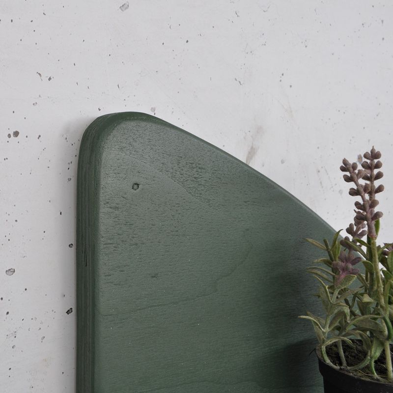 Casa si Gradina - Mobilier - Biblioteci si rafturi - Rafturi - Raft decorativ lemn Hanah Home, placaj, 35 x 11 x 32 cm, închis verde, 792EVL2961 - Infinity.ro
