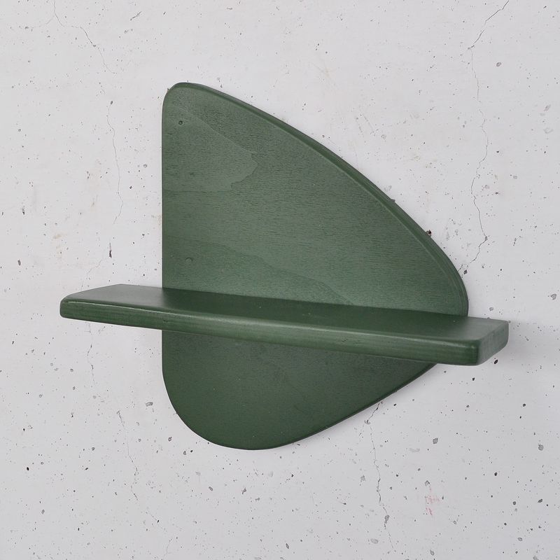 Casa si Gradina - Mobilier - Biblioteci si rafturi - Rafturi - Raft decorativ lemn Hanah Home, placaj, 35 x 11 x 32 cm, închis verde, 792EVL2961 - Infinity.ro