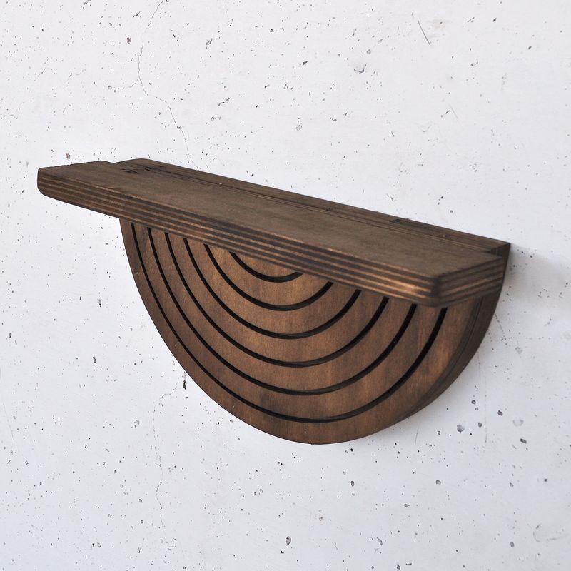Casa si Gradina - Mobilier - Biblioteci si rafturi - Rafturi - Raft decorativ lemn Hanah Home, placaj, 31 x 9 x 16 cm, lemn, 792EVL2947 - Infinity.ro
