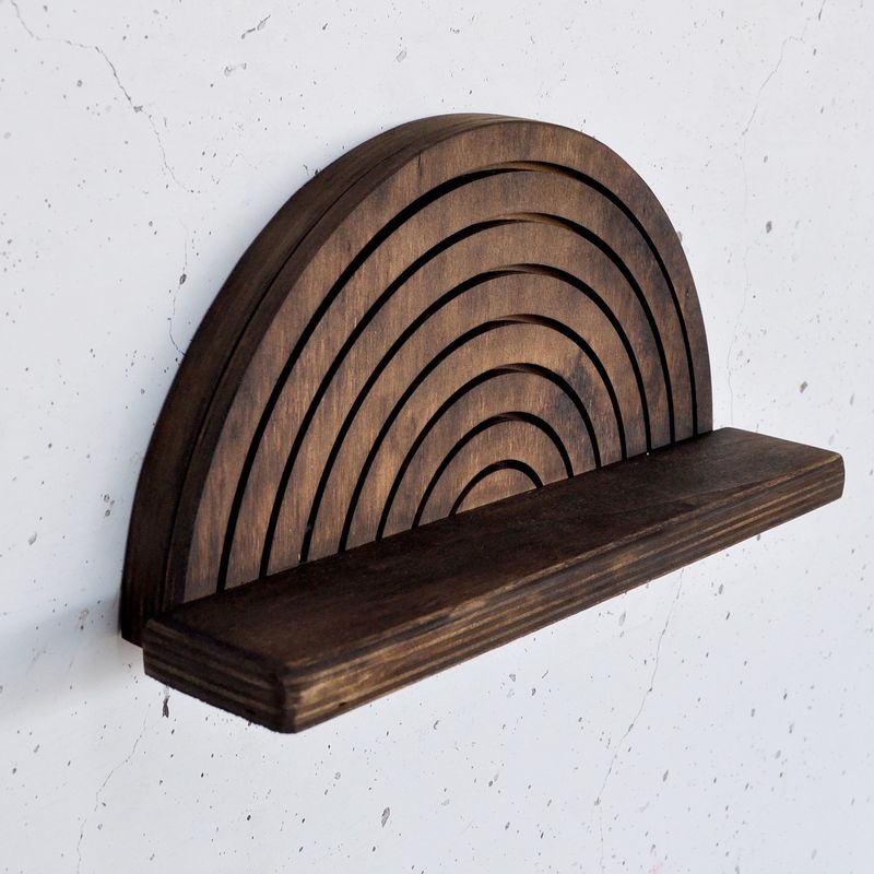 Casa si Gradina - Mobilier - Biblioteci si rafturi - Rafturi - Raft decorativ lemn Hanah Home, placaj, 31 x 9 x 16 cm, lemn, 792EVL2948 - Infinity.ro