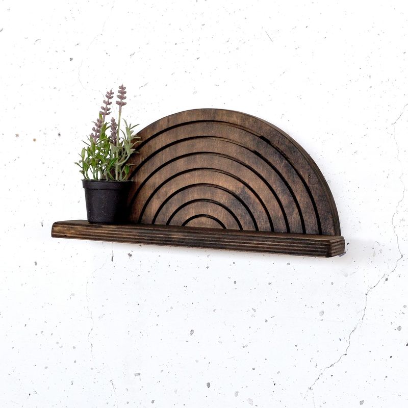 Casa si Gradina - Mobilier - Biblioteci si rafturi - Rafturi - Raft decorativ lemn Hanah Home, placaj, 31 x 9 x 16 cm, lemn, 792EVL2948 - Infinity.ro