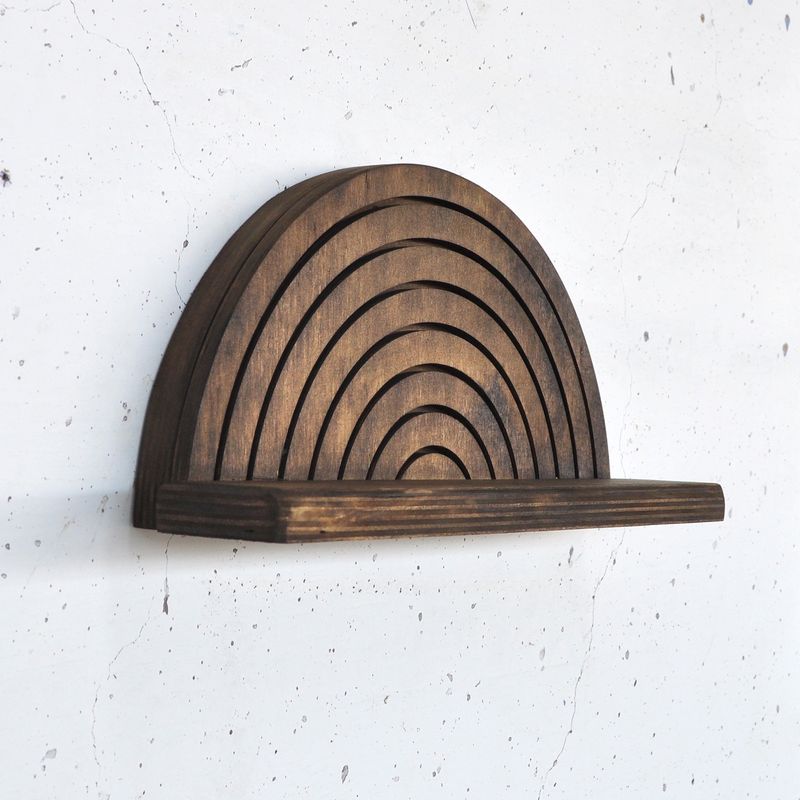 Casa si Gradina - Mobilier - Biblioteci si rafturi - Rafturi - Raft decorativ lemn Hanah Home, placaj, 31 x 9 x 16 cm, lemn, 792EVL2948 - Infinity.ro