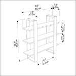 Casa si Gradina - Mobilier - Biblioteci si rafturi - Rafturi - Raft perete Hanah Home, PAL melaminat, 90 x 22 x 90 cm, travertine, 875ZNA4730 - Infinity.ro