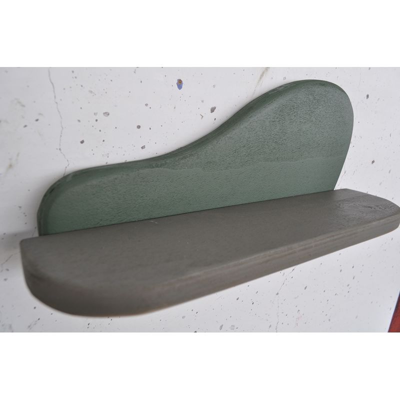 Casa si Gradina - Mobilier - Biblioteci si rafturi - Rafturi - Raft decorativ lemn Hanah Home, placaj, 35 x 11 x 20 cm, închis verde/gri, 792EVL2960 - Infinity.ro