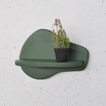 Casa si Gradina - Mobilier - Biblioteci si rafturi - Rafturi - Raft decorativ lemn Hanah Home, placaj, 35 x 11 x 23 cm, verde, 792EVL2954 - Infinity.ro