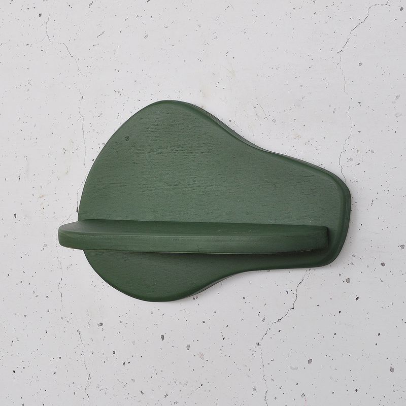 Casa si Gradina - Mobilier - Biblioteci si rafturi - Rafturi - Raft decorativ lemn Hanah Home, placaj, 35 x 11 x 23 cm, verde, 792EVL2954 - Infinity.ro