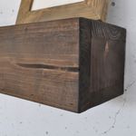 Casa si Gradina - Mobilier - Biblioteci si rafturi - Rafturi - Raft decorativ lemn Hanah Home, lemn masiv, 13 x 11 x 60 cm, lemn, set 2 piese, 792EVL2928 - Infinity.ro