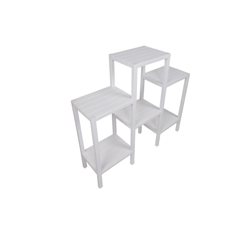 Casa si Gradina - Mobilier - Biblioteci si rafturi - Rafturi - Raft plastic Aberto Design, plastic, 108 x 29 x 100 cm, alb, 610DRL1192 - Infinity.ro
