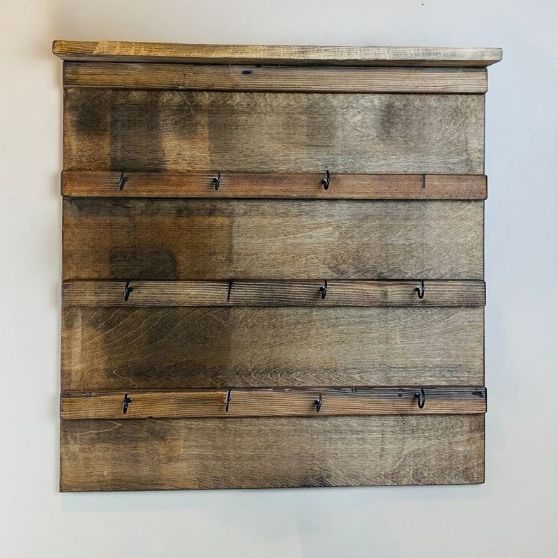 Casa si Gradina - Mobilier - Biblioteci si rafturi - Rafturi - Raft decorativ lemn Hanah Home, placaj, 55 x 7 x 55 cm, lemn, 792EVL2937 - Infinity.ro