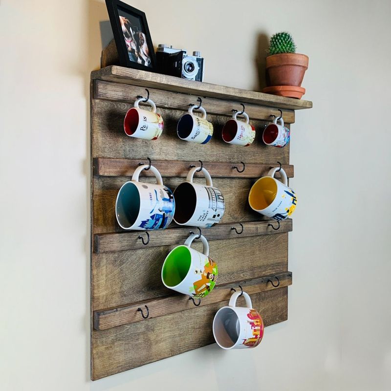 Casa si Gradina - Mobilier - Biblioteci si rafturi - Rafturi - Raft decorativ lemn Hanah Home, placaj, 55 x 7 x 55 cm, lemn, 792EVL2937 - Infinity.ro