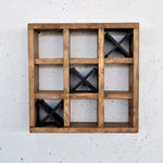 Casa si Gradina - Mobilier - Biblioteci si rafturi - Rafturi - Raft decorativ lemn Hanah Home, lemn masiv, 42.5 x 11 x 42.5 cm, lemn, 792EVL2952 - Infinity.ro