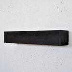 Casa si Gradina - Mobilier - Biblioteci si rafturi - Rafturi - Raft decorativ lemn Hanah Home, lemn masiv, 13 x 11 x 60 cm, negru, 792EVL2939 - Infinity.ro