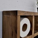 Casa si Gradina - Mobilier - Biblioteci si rafturi - Rafturi - Raft decorativ lemn Hanah Home, lemn masiv, 42.5 x 11 x 42.5 cm, lemn, 792EVL2951 - Infinity.ro