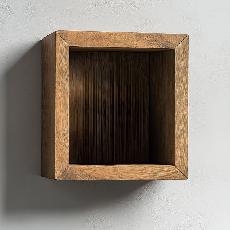 Casa si Gradina - Mobilier - Biblioteci si rafturi - Rafturi - Raft decorativ lemn Hanah Home, lemn masiv, 14 x 7 x 15 cm, negru, 792EVL2932 - Infinity.ro