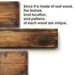 Casa si Gradina - Mobilier - Biblioteci si rafturi - Rafturi - Raft decorativ lemn Hanah Home, lemn masiv, 13 x 11 x 60 cm, lemn, set 3 piese, 792EVL2927 - Infinity.ro