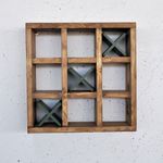 Casa si Gradina - Mobilier - Biblioteci si rafturi - Rafturi - Raft decorativ lemn Hanah Home, lemn masiv, 42.5 x 11 x 42.5 cm, lemn, 792EVL2950 - Infinity.ro