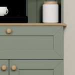 Casa si Gradina - Mobilier - Comode si corpuri - Corpuri bucatarie - Suport cafea Hanah Home, PAL 100%, 80 x 42 x 100 cm, verde, 350MWD1210 - Infinity.ro
