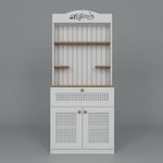 Casa si Gradina - Mobilier - Comode si corpuri - Corpuri bucatarie - Suport cafea Hanah Home, PAL 100%, 80 x 42 x 100 cm, alb, 350MWD1213 - Infinity.ro
