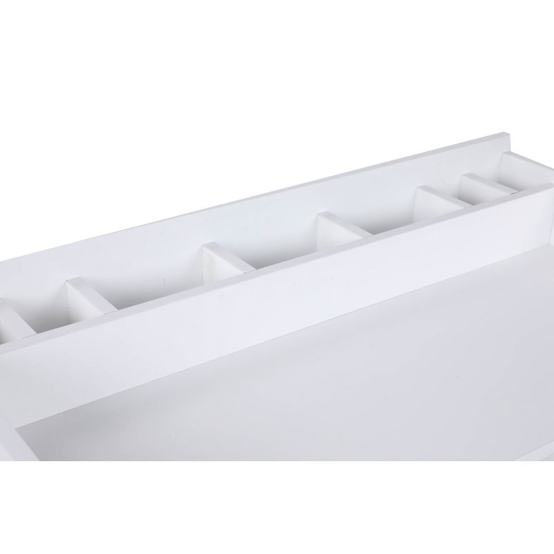 Casa si Gradina - Mobilier - Comode si corpuri - Masute de toaleta - Masă machiaj Hanah Home, PAL melaminat, 100 x 89 x 50 cm, alb/negru, 811MDD5107 - Infinity.ro