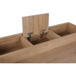 Casa si Gradina - Mobilier - Comode si corpuri - Masute de toaleta - Masă machiaj Hanah Home, PAL melaminat, 100 x 89 x 50 cm, nuc/negru, 811MDD5103 - Infinity.ro