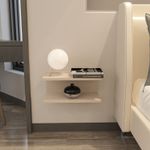 Casa si Gradina - Mobilier - Comode si corpuri - Noptiere - Noptieră Hanah Home, PAL melaminat, 45 x 23.8 x 19.6 cm, bej, 875ZNA3438 - Infinity.ro
