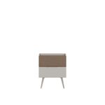 Casa si Gradina - Mobilier - Comode si corpuri - Noptiere - Noptieră Hanah Home, PAL melaminat, 50 x 44 x 62 cm, bej-cenușiu, 479ADR1519 - Infinity.ro