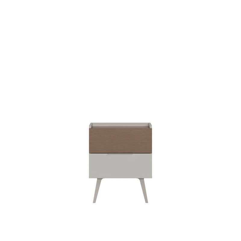 Casa si Gradina - Mobilier - Comode si corpuri - Noptiere - Noptieră Hanah Home, PAL melaminat, 50 x 44 x 62 cm, bej-cenușiu, 479ADR1519 - Infinity.ro