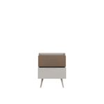 Casa si Gradina - Mobilier - Comode si corpuri - Noptiere - Noptieră Hanah Home, PAL melaminat, 50 x 44 x 62 cm, bej-cenușiu, 479ADR1519 - Infinity.ro