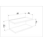 Casa si Gradina - Mobilier - Comode si corpuri - Noptiere - Noptieră Hanah Home, PAL melaminat, 45 x 23.8 x 19.6 cm, bej, 875ZNA3438 - Infinity.ro
