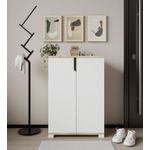 Casa si Gradina - Mobilier - Dulapuri si sifoniere - Dulapuri pantofi - Pantofar Hanah Home, PAL melaminat, 60 x 34 x 97 cm, sapphire stejar/alb, 469ORN1304 - Infinity.ro