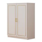 Casa si Gradina - Mobilier - Dulapuri si sifoniere - Dulapuri pantofi - Pantofar Hanah Home, PAL melaminat, 70 x 35 x 100 cm, alb mat, 167RAB1602 - Infinity.ro